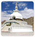 Shanti Stupa, Leh